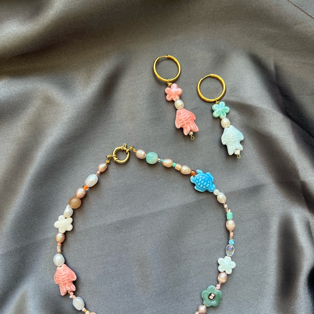 Fish Pearl Earrings